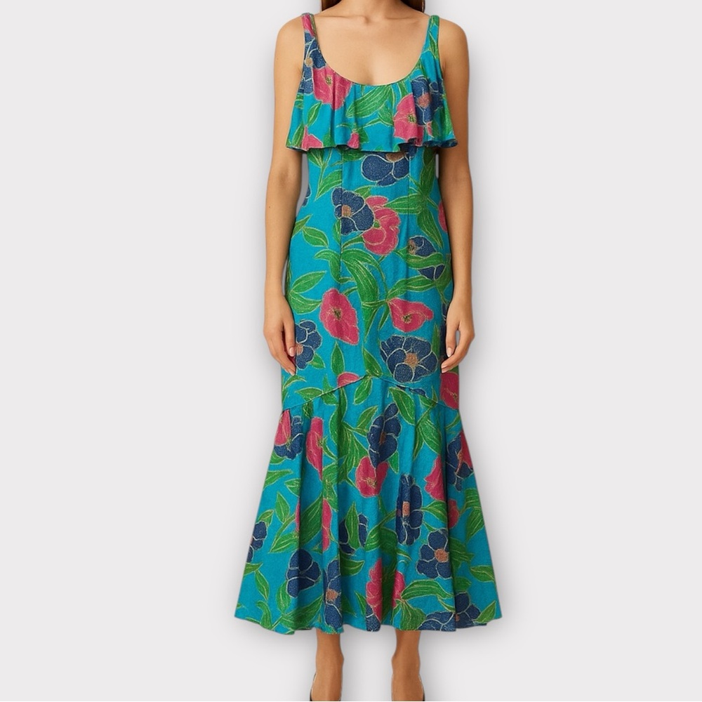 Vintage Sun Fashions of Hawaii Women’s Dress Holomu’u Honolulu Resortwear 70s